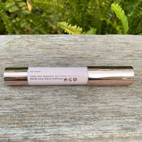 New DOLL 10 Lip Crayon "Let Go" (Cranberry) Full Size. Makeup Lipstick Beauty - Picture 7 of 9